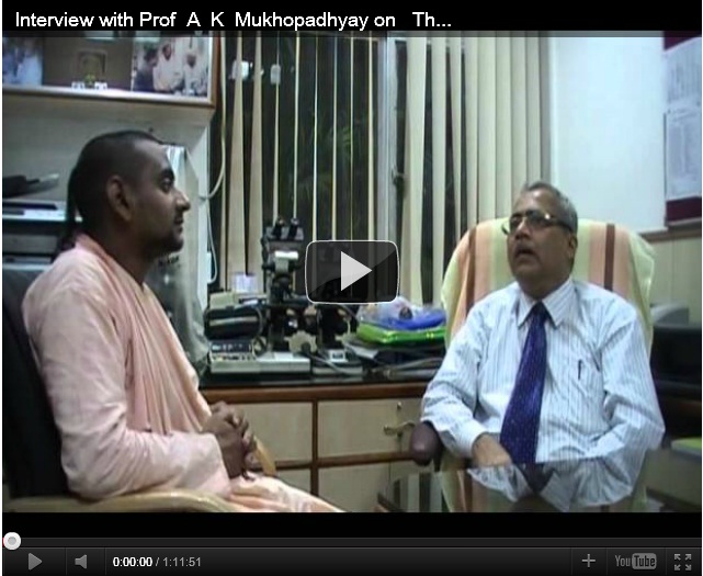 Interview with Prof AK Mukhopadhyay on Harmony of Science and Religion